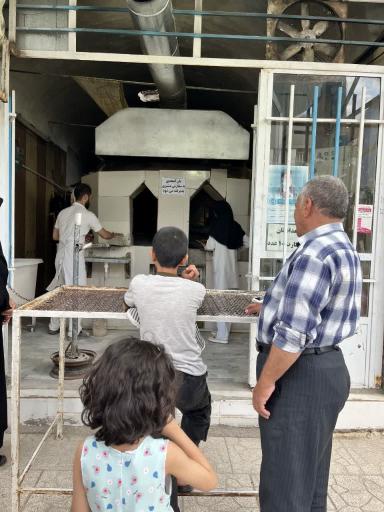 عکس نانوایی سنگک شاطرباشی