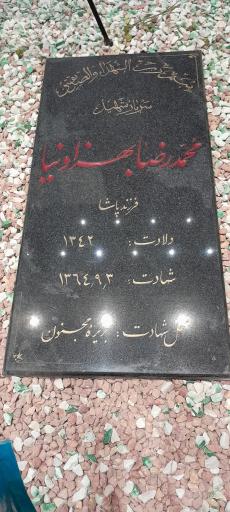 عکس مزار شهید محمدرضا بهزادی نیا
