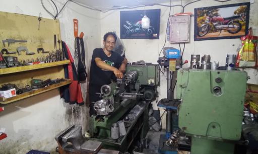 تراشکاری موتور سیکلت ایلیا