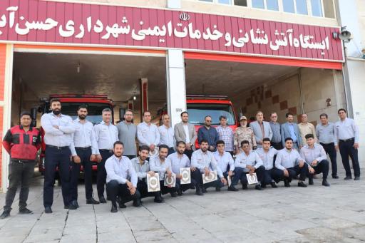 عکس ایستگاه آتش نشانی حسن آباد