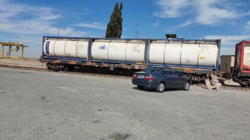 بندر خشک  ریلی تهران