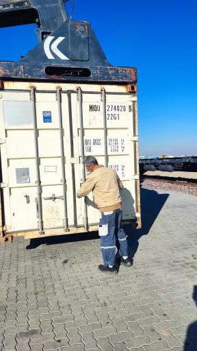 بندر خشک  ریلی تهران