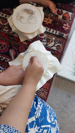 عکس موزه فرش خود رنگ سنگسر