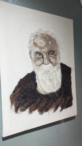 عکس موزه فرش خود رنگ سنگسر