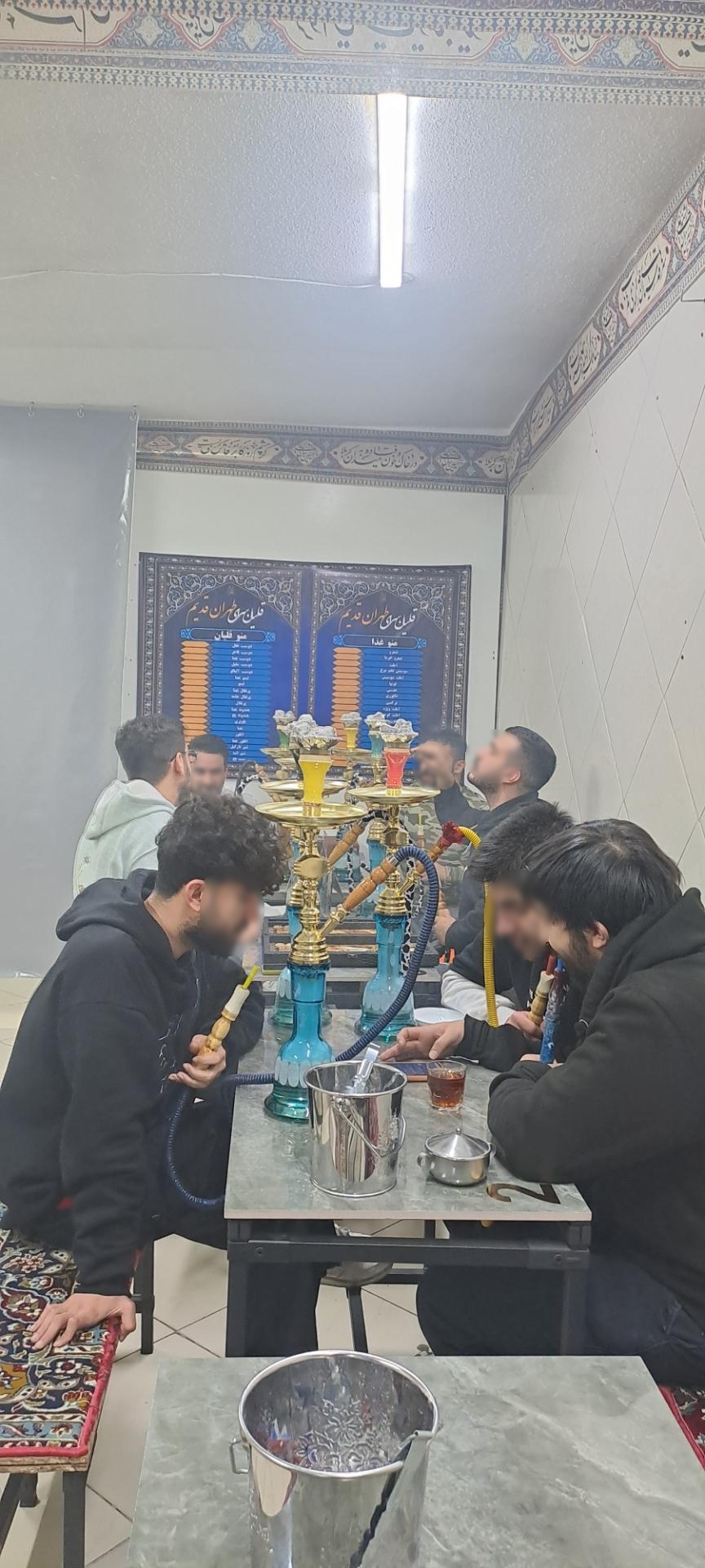 عکس قهوه خانه طهران قدیم