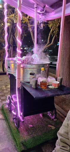 عکس باقالی و بستنی رولی