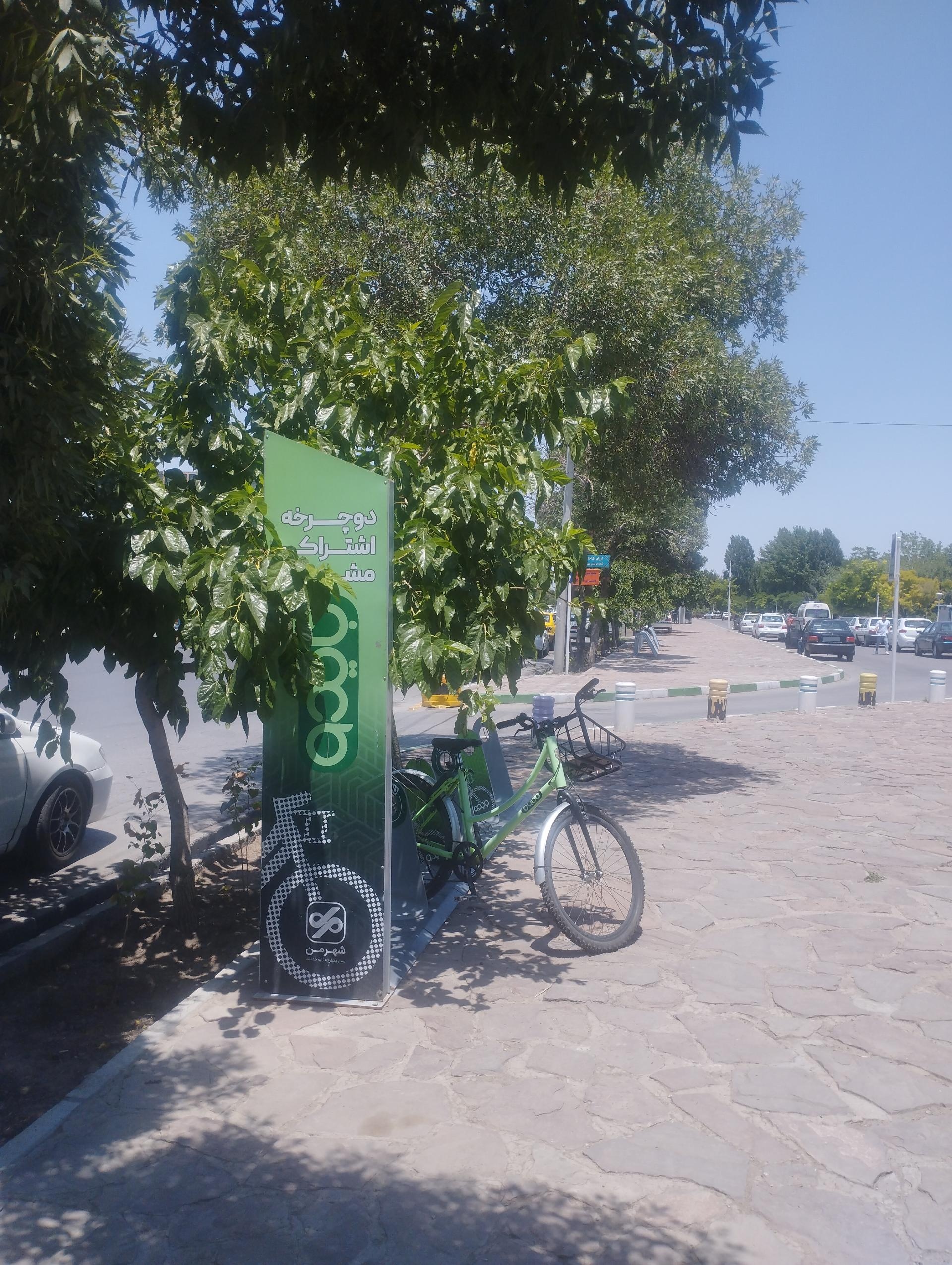 عکس دوچرخه اشتراکی بایدو