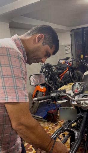 تعمیرگاه موتورسیکلت مهدی مدانلو