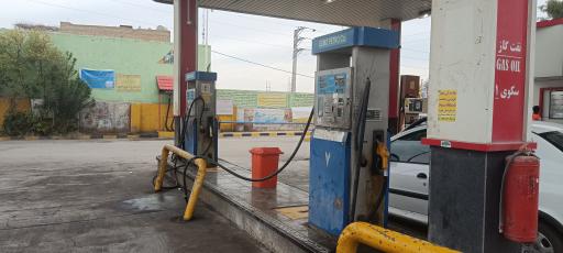 عکس پمپ بنزین شهرخفر