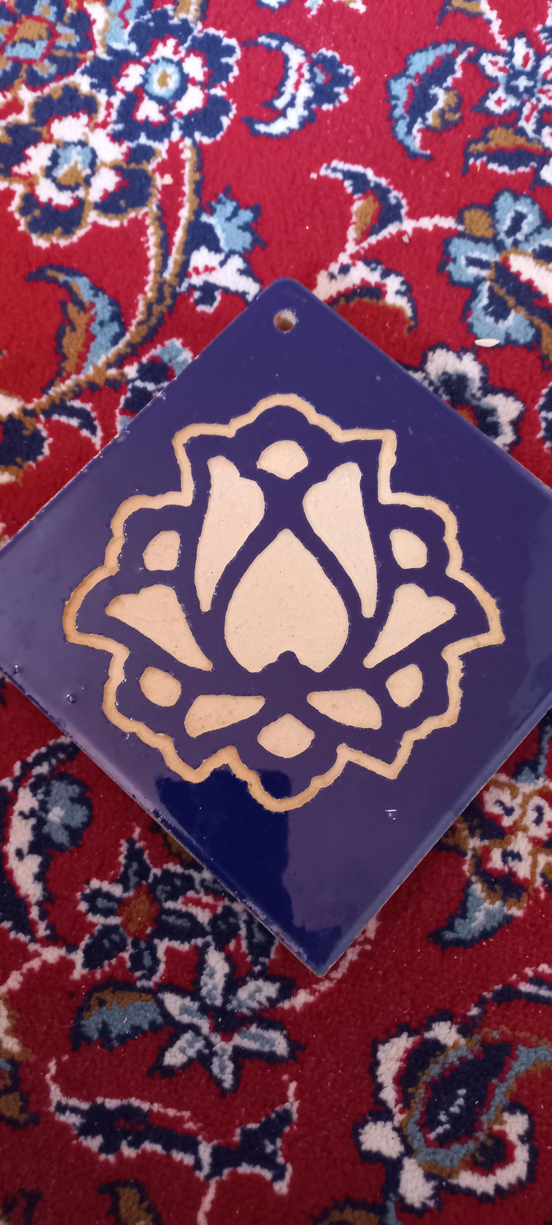 عکس کارگاه کاشی تراشی فروغی 