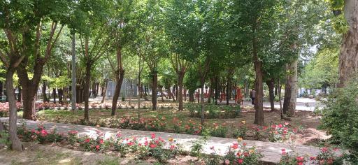 عکس بوستان باغ گل