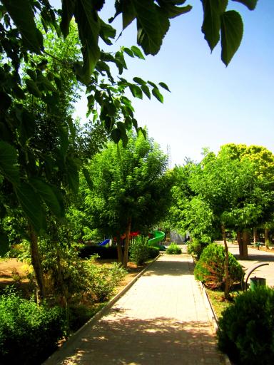 عکس بوستان باغ گل