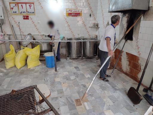 عکس نانوایی سنگکی