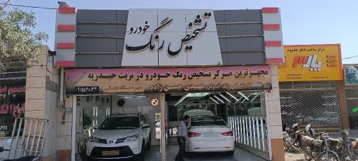 عکس تشخیص رنگ خودرو مهدی حسن زاده شعبه مرکزی