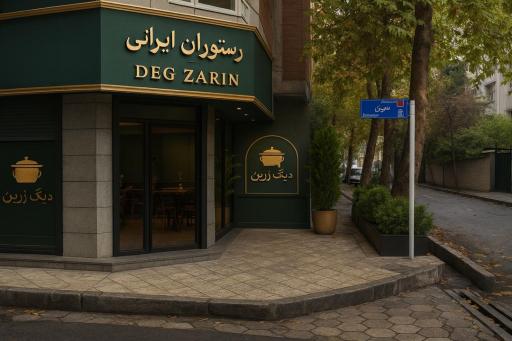 عکس رستوران ایرانی دیگ زرین