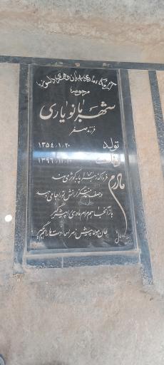 عکس مزار شهربانو یاری