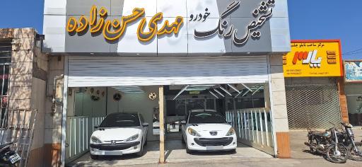 عکس تشخیص رنگ خودرو مهدی حسن زاده شعبه مرکزی