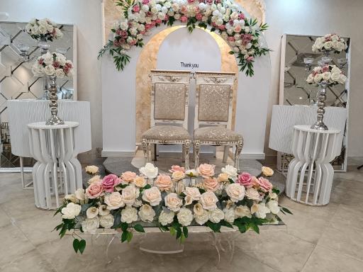 عکس تالار پذیرایی باغ ایرانی چهارگل
