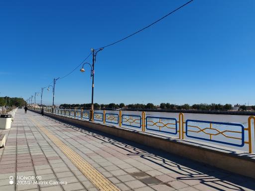 عکس ساحل رودخانه کارون خرمشهر