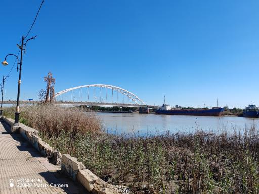 عکس ساحل رودخانه کارون خرمشهر