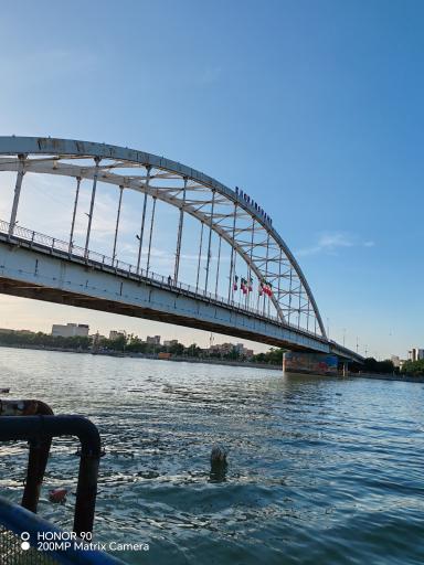 عکس ساحل رودخانه کارون خرمشهر