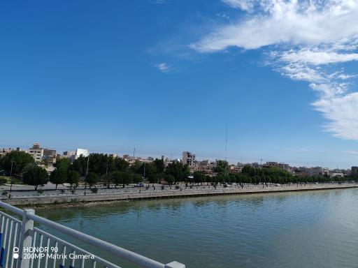 عکس ساحل رودخانه کارون خرمشهر