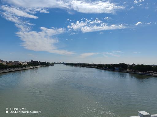 عکس ساحل رودخانه کارون خرمشهر