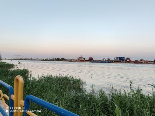 عکس ساحل رودخانه کارون خرمشهر