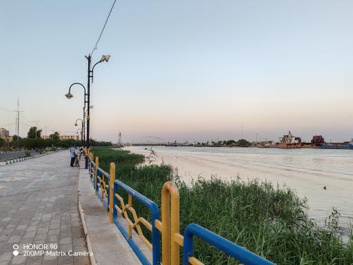 عکس ساحل رودخانه کارون خرمشهر