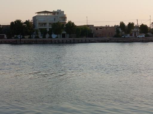 عکس ساحل رودخانه کارون خرمشهر