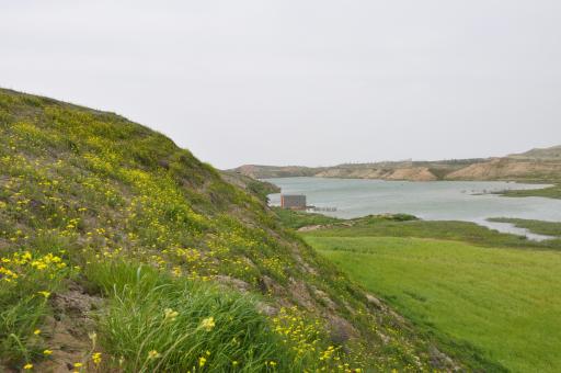 عکس دریاچه سد طوفماری مکوند