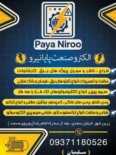 عکس الکتروصنعت پایانیرو