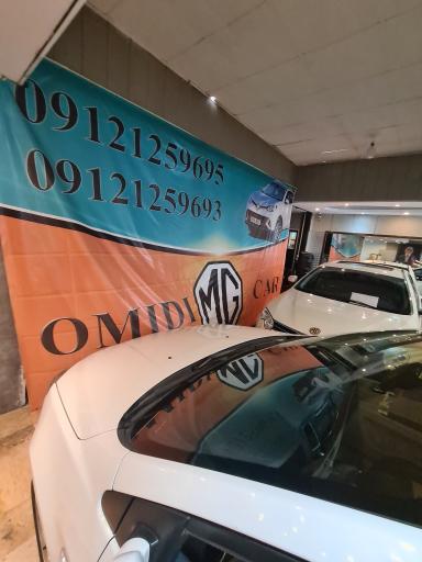 عکس نمایشگاه اتومبیل ام جی امیدی