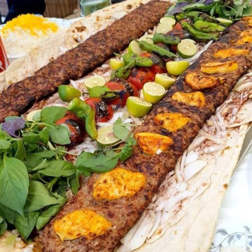 عکس کباب بناب ساطوری  سلیم خان آذربایجان 