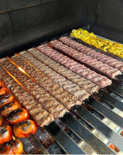 عکس کباب بناب ساطوری  سلیم خان آذربایجان 