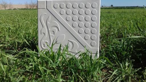 عکس موزاییک سازی حاج حسین زحمتکش