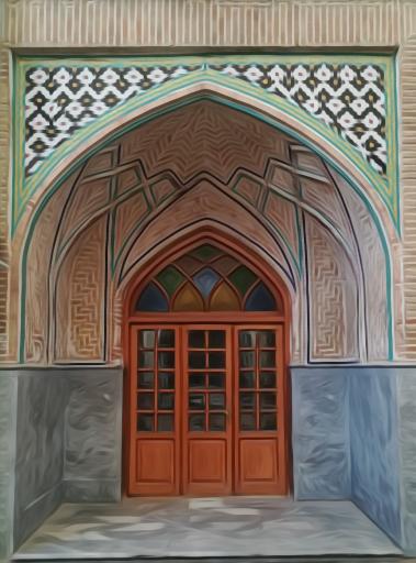 عکس مدرسه و مسجد شیخ عبدالحسین
