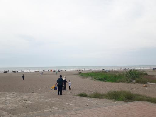 عکس ساحل دریا کاسپین