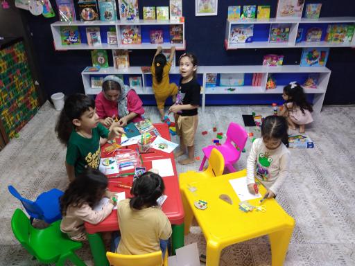 عکس خانه کودک و خلاقیت کاربُن