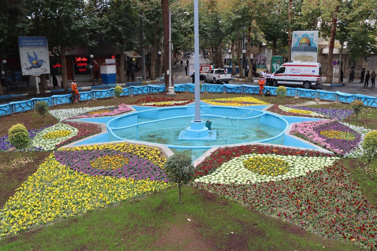 عکس میدان بلوار صاحب الزمان