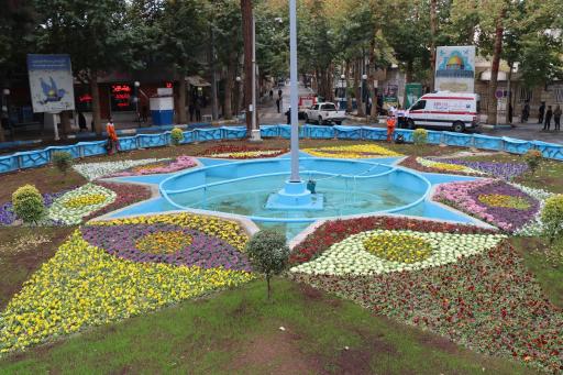 عکس میدان بلوار صاحب الزمان