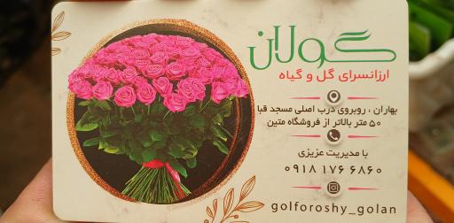 عکس گلفروشی و گلخانه گولان
