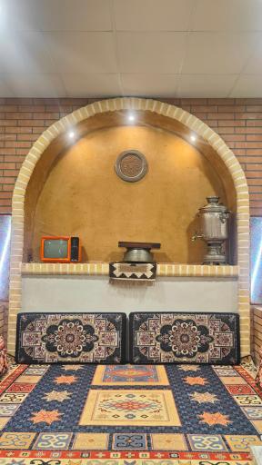 عکس رستوان و سفره خانه سنتی بابا سلطان