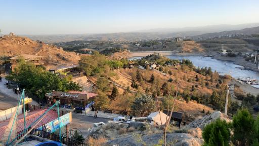 عکس دریاچه سد چالیدره