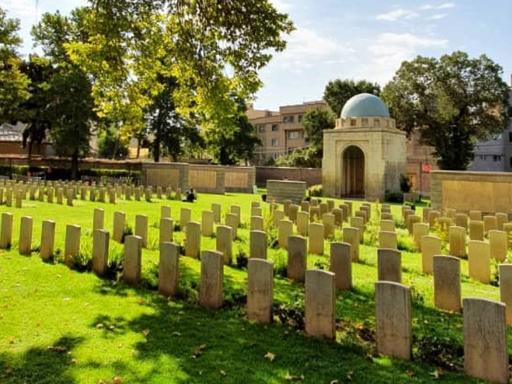 عکس قبرستان سربازان جنگهای جهانی اول و دوم (متفقین)