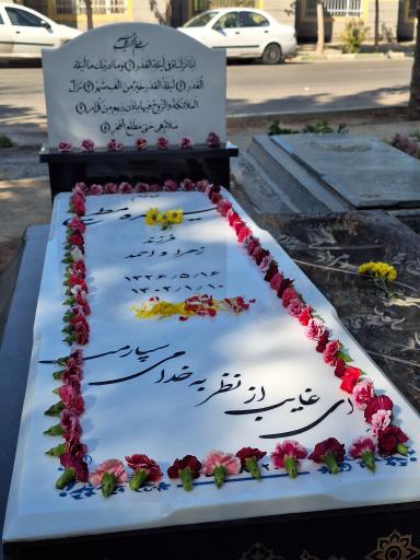 عکس مزار نیره مطیع