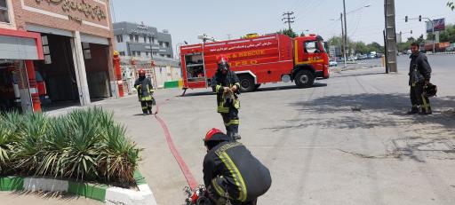 عکس آتش نشانی ایستگاه ۲۹