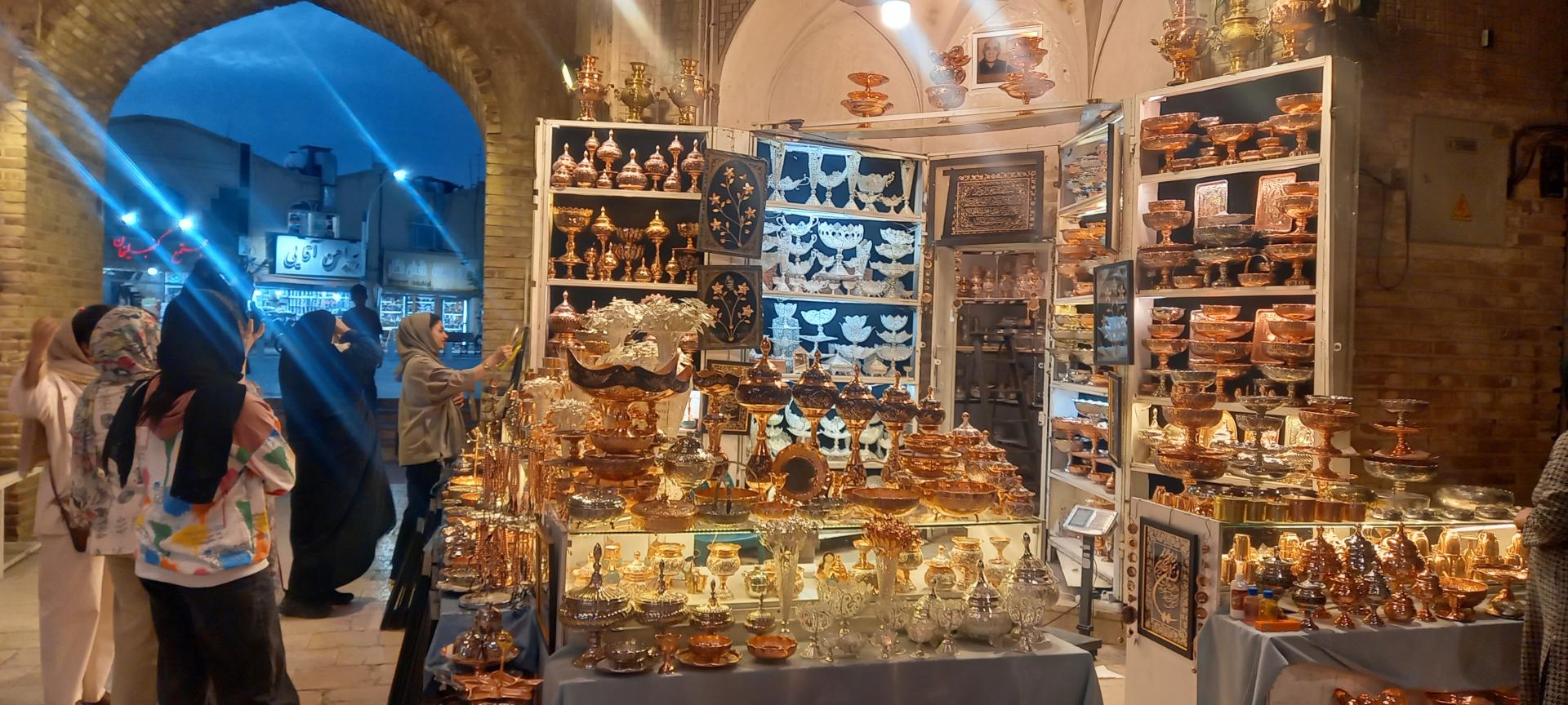 عکس بازار مسگرهای کرمان