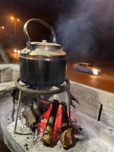 عکس کافه جنگلی صنوبر