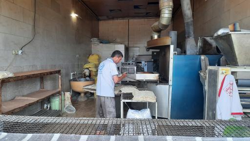 عکس نانوایی بربری و لواش امامی